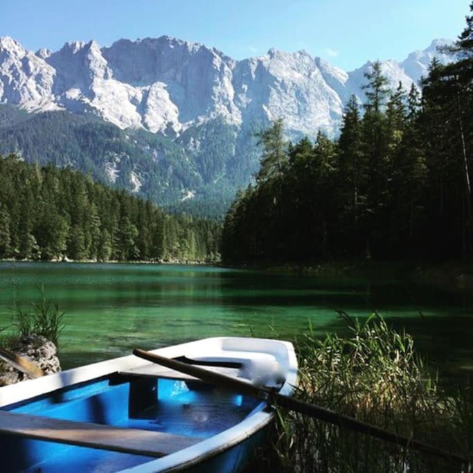 Chalet S - 5 Sterne Luxus Ferienhaus Direkt Am Eibsee Und Zugspitze Grainau Zewnętrze zdjęcie